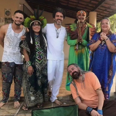 Our partners, guardians and shaman at Centro Integrativo Luz de Gaya.